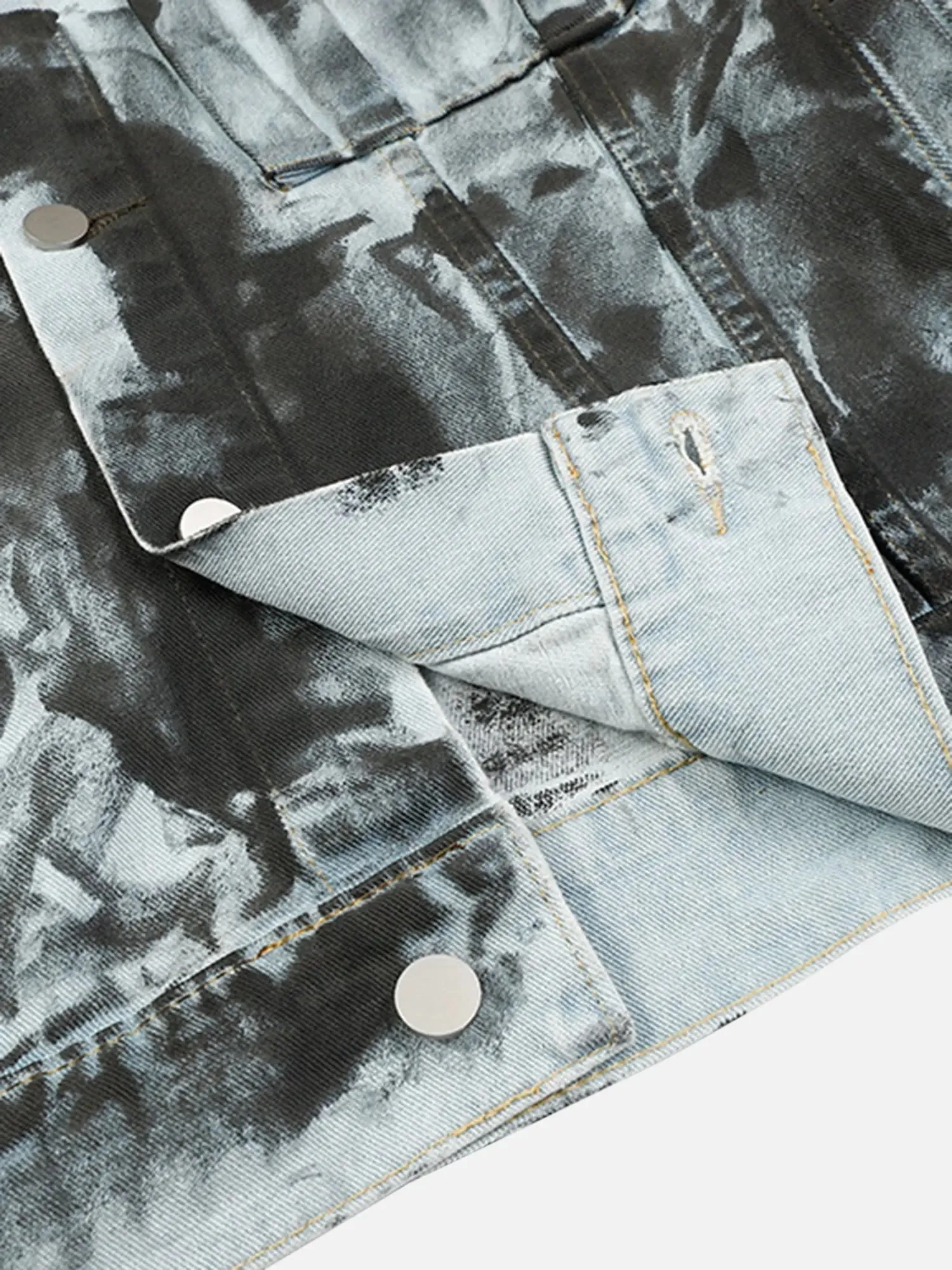 1984 American Street Fashion Heavy Industry Washed Denim Jacket