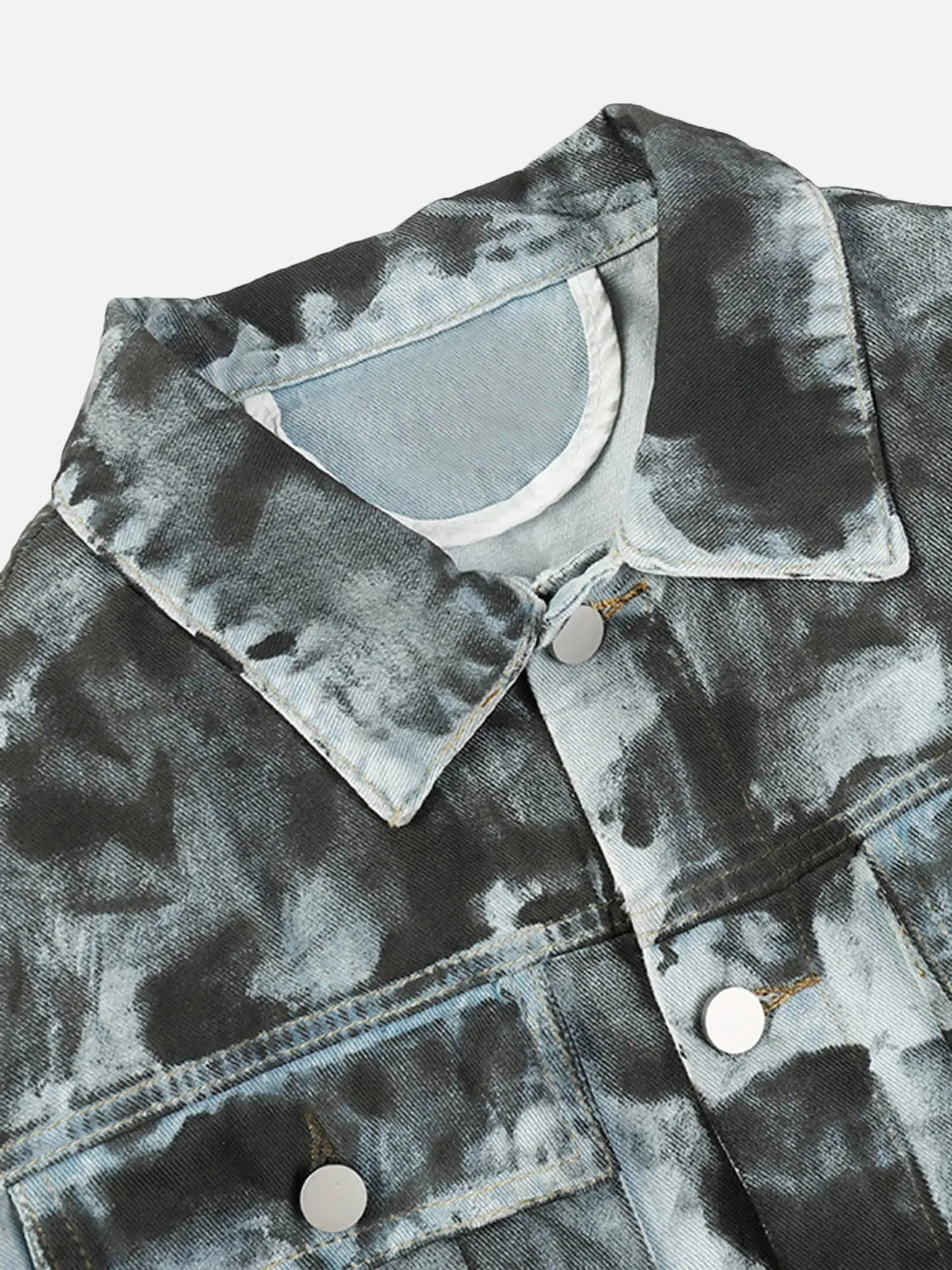 1984 American Street Fashion Heavy Industry Washed Denim Jacket