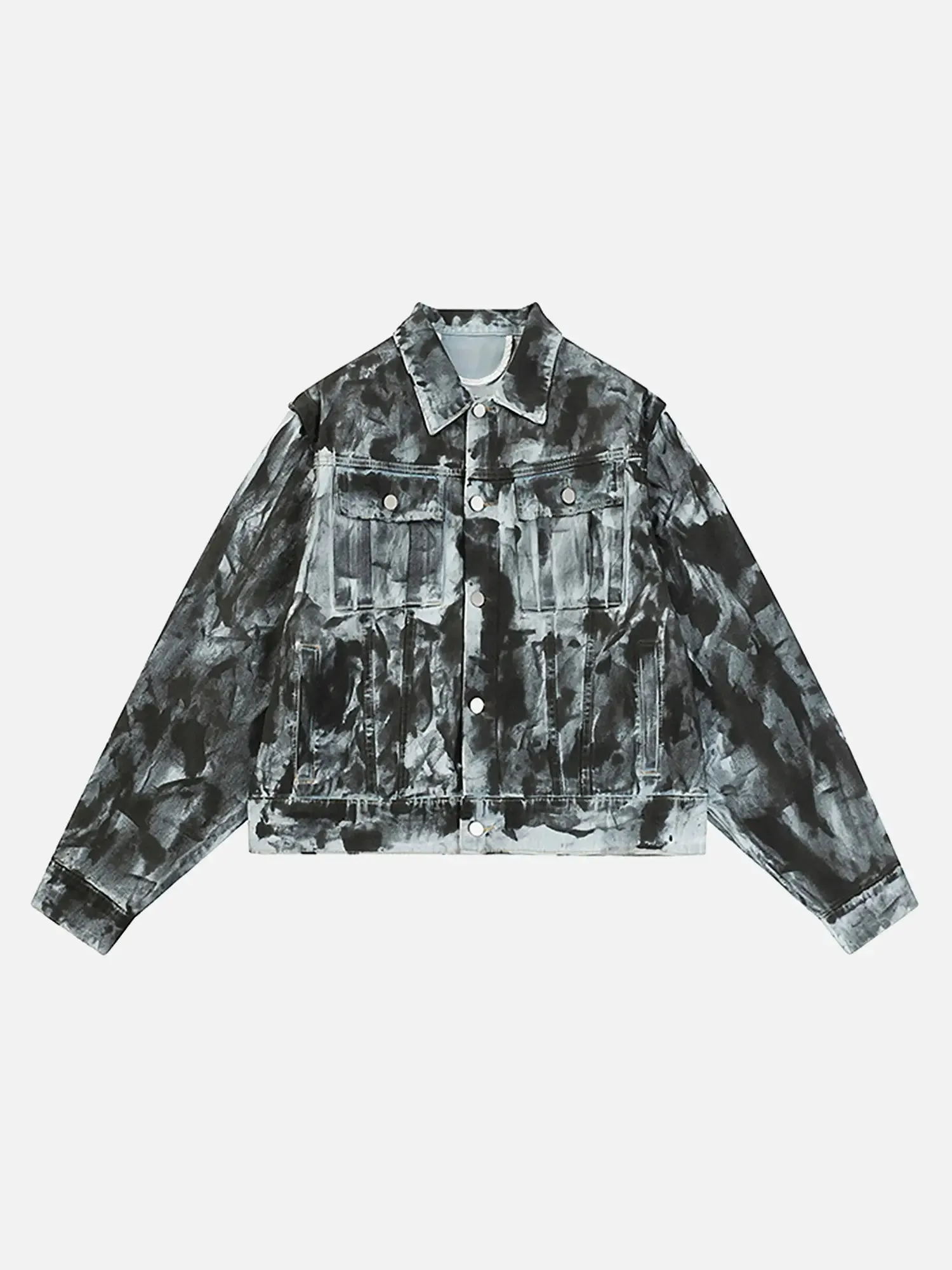 1984 American Street Fashion Heavy Industry Washed Denim Jacket