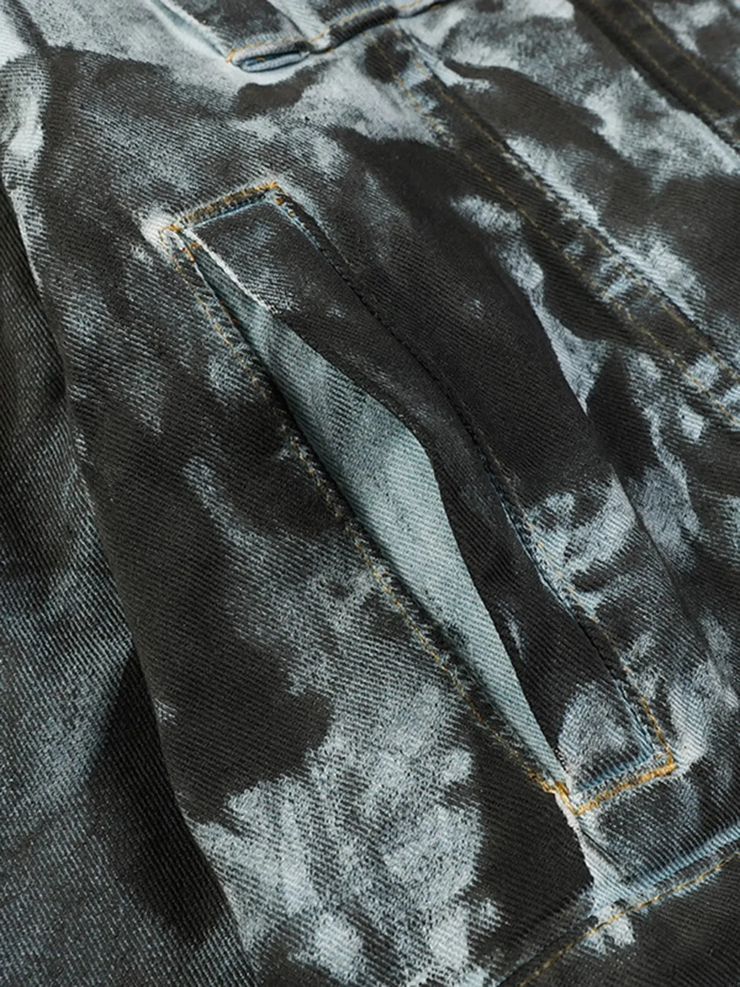 1984 American Street Fashion Heavy Industry Washed Denim Jacket
