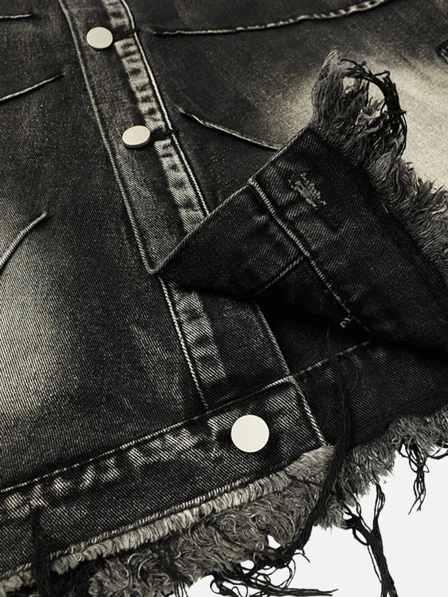 1984 American Street Fashion Heavy Industry Washed Denim Jacket