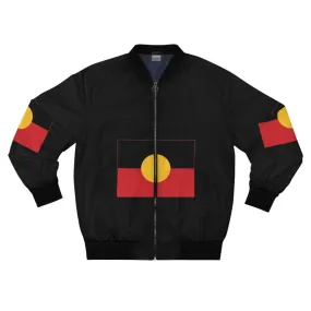 Aboriginal Flag Bomber Jacket for Australians