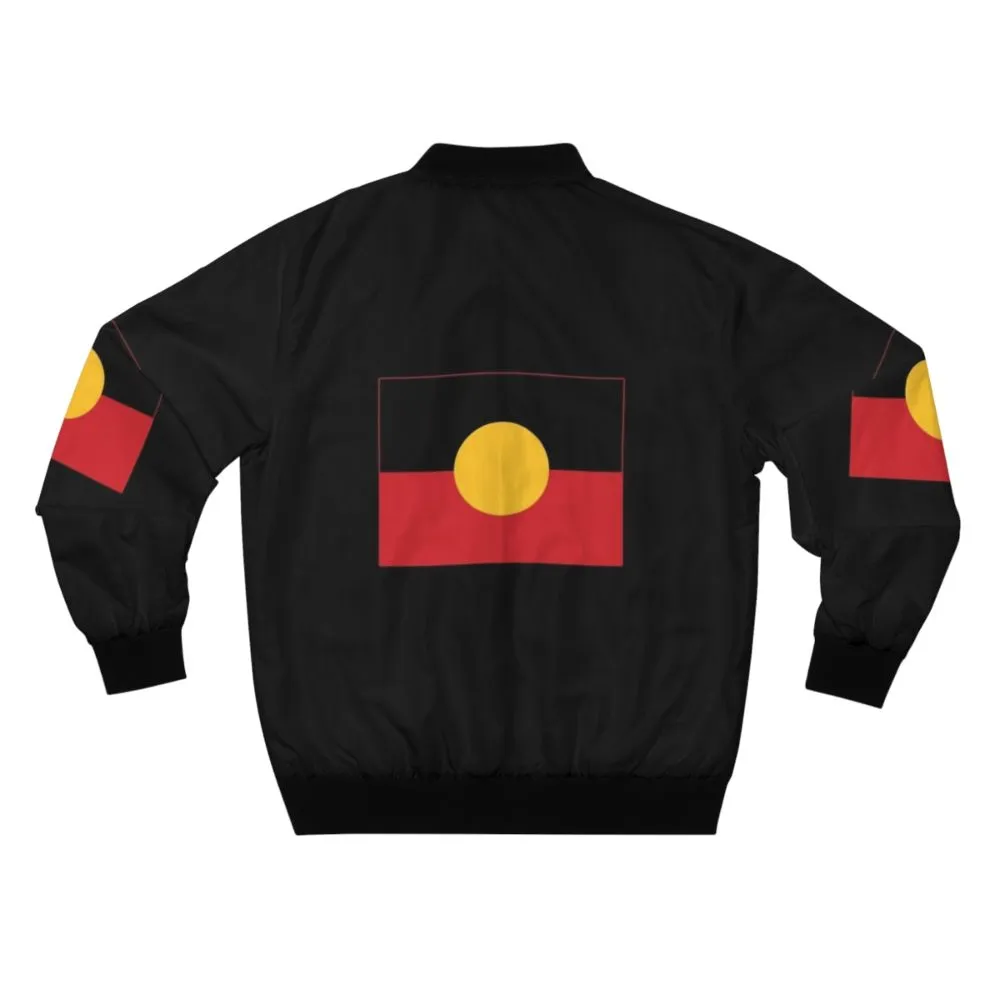 Aboriginal Flag Bomber Jacket for Australians