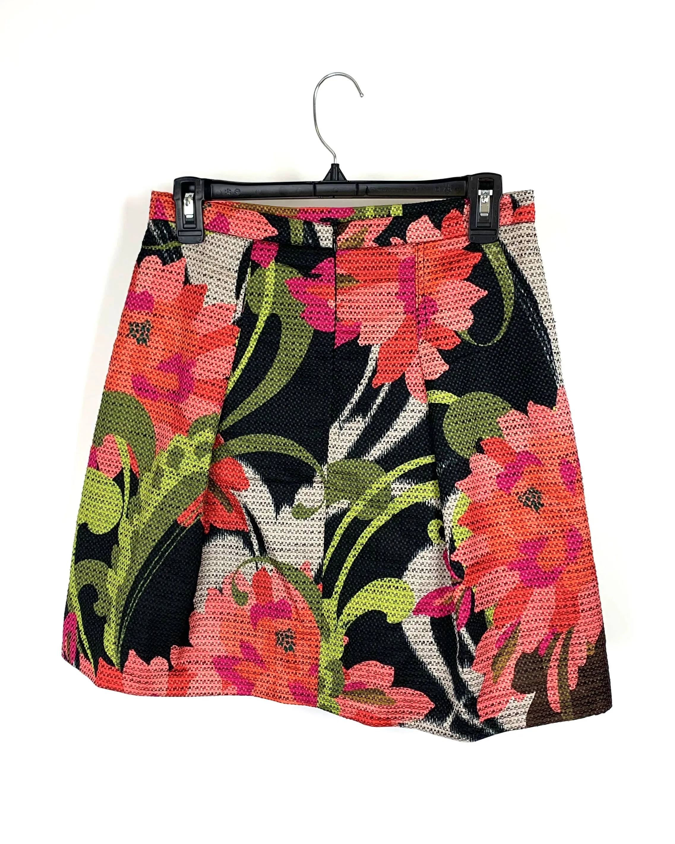 Abstract Floral Skirt - Size 2