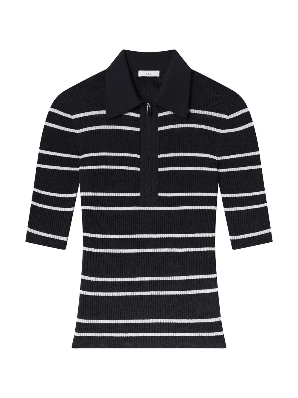 A.L.C. Cooper Top in Black/White Stripe