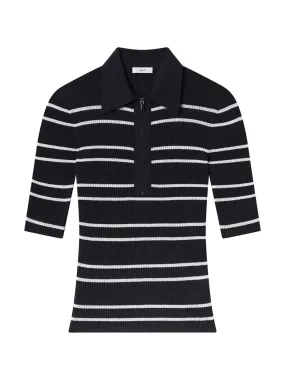 A.L.C. Cooper Top in Black/White Stripe