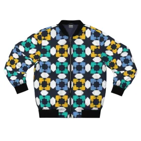 Algerian Football Jersey 2022 - Traditional Zellij Architecture Bomber Jacket
