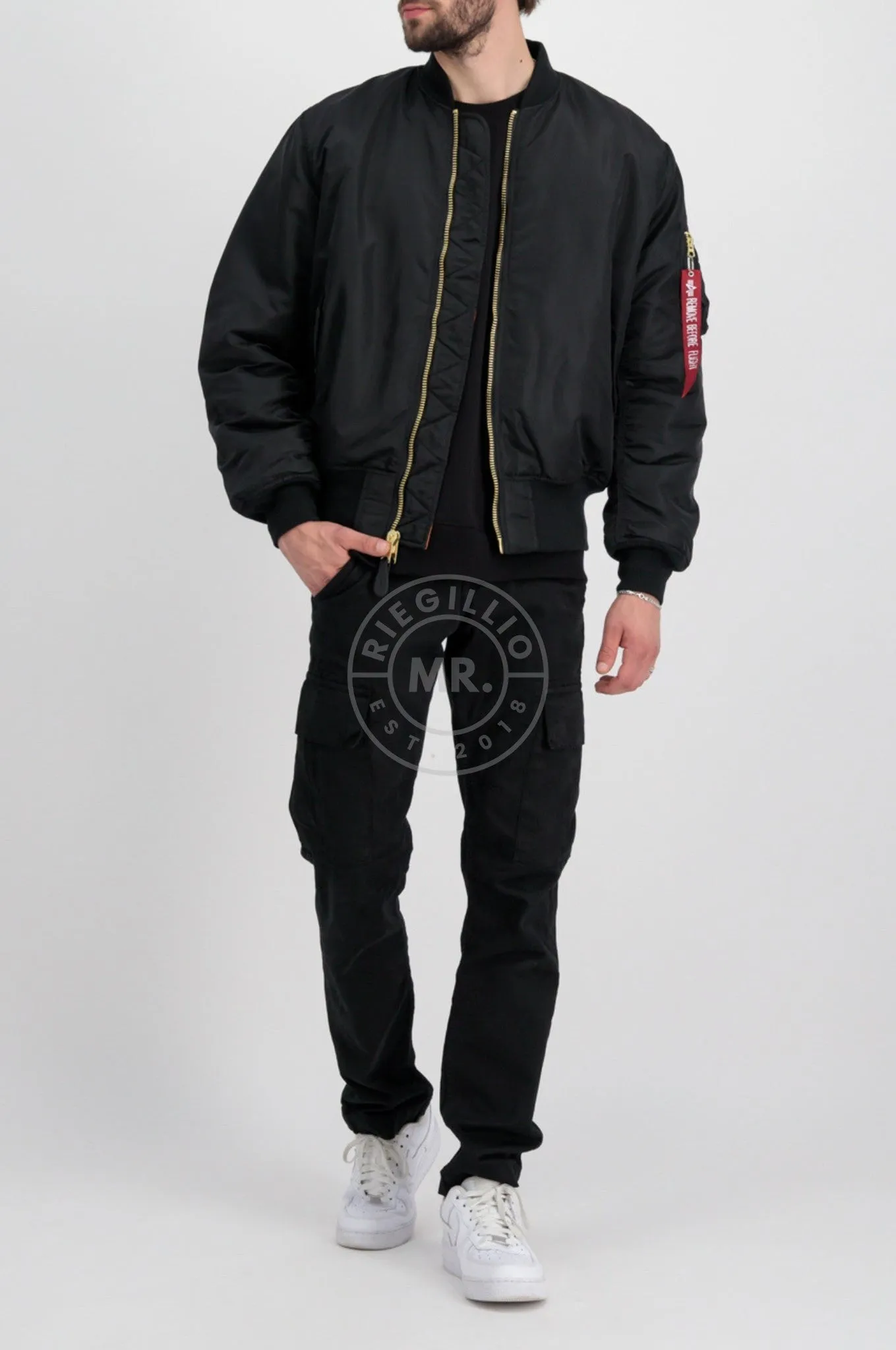 Alpha Industries MA-1 Bomber Jacket - Black