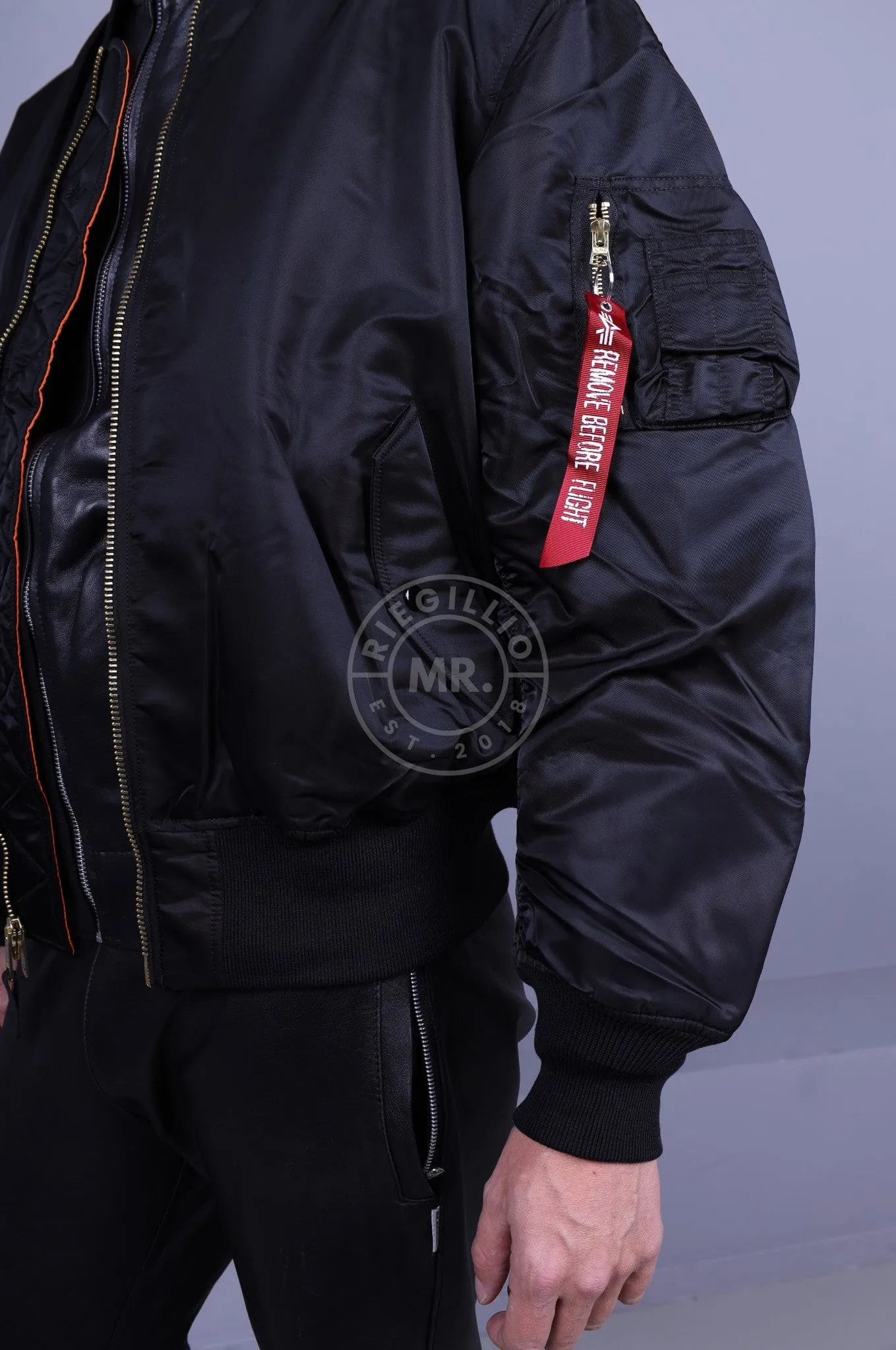 Alpha Industries MA-1 Bomber Jacket - Black