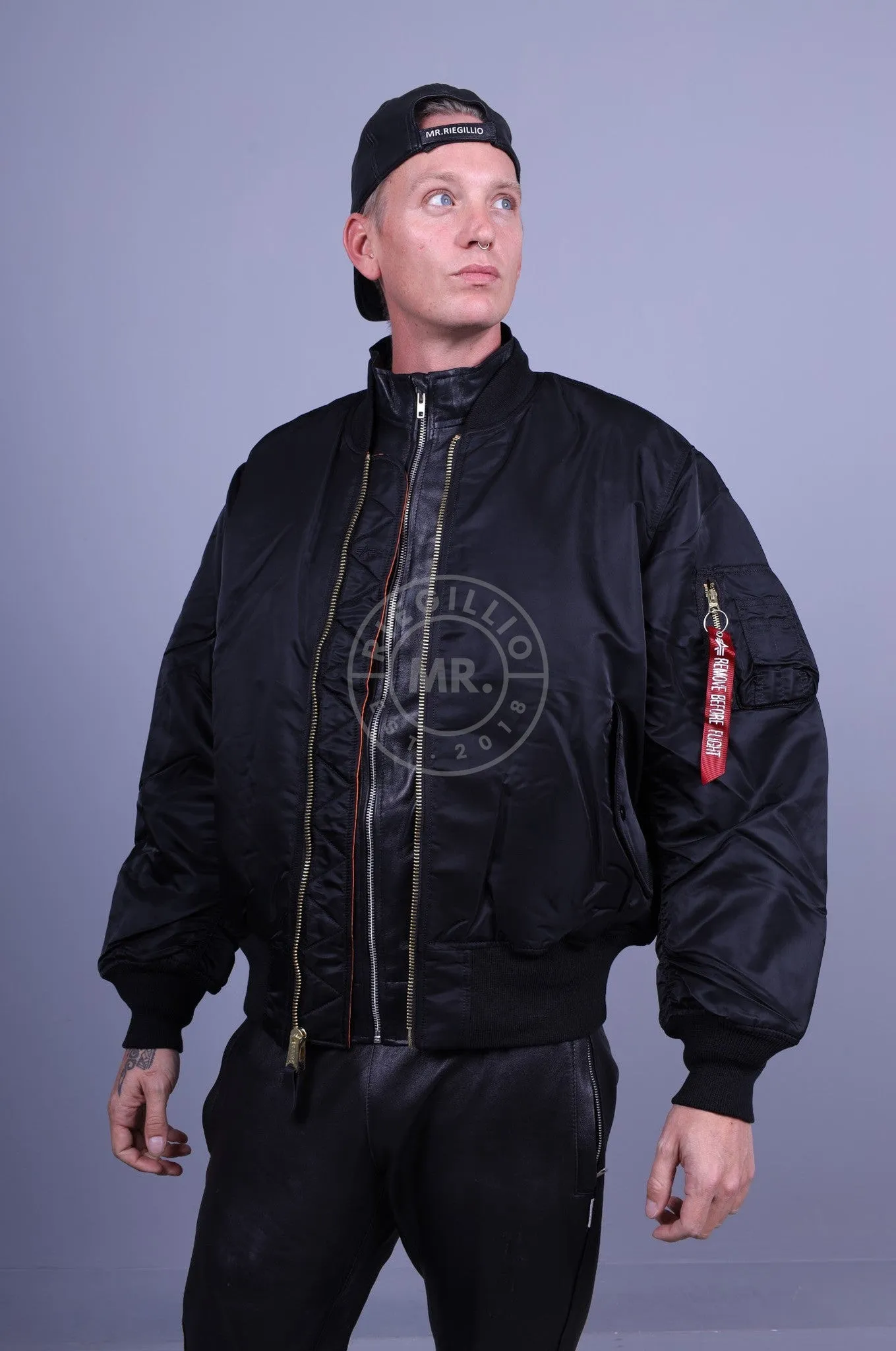 Alpha Industries MA-1 Bomber Jacket - Black