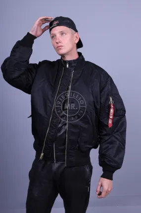 Alpha Industries MA-1 Bomber Jacket - Black