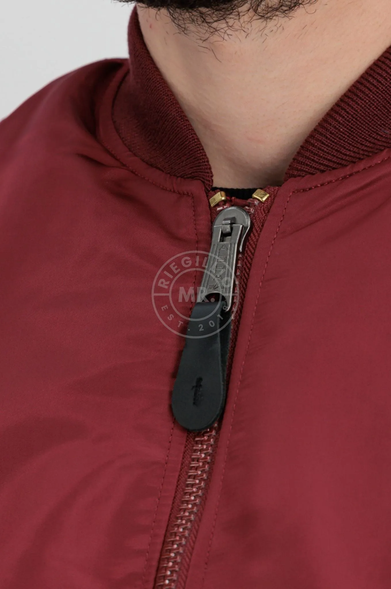 Alpha Industries MA-1 Bomber Jacket - Burgundy