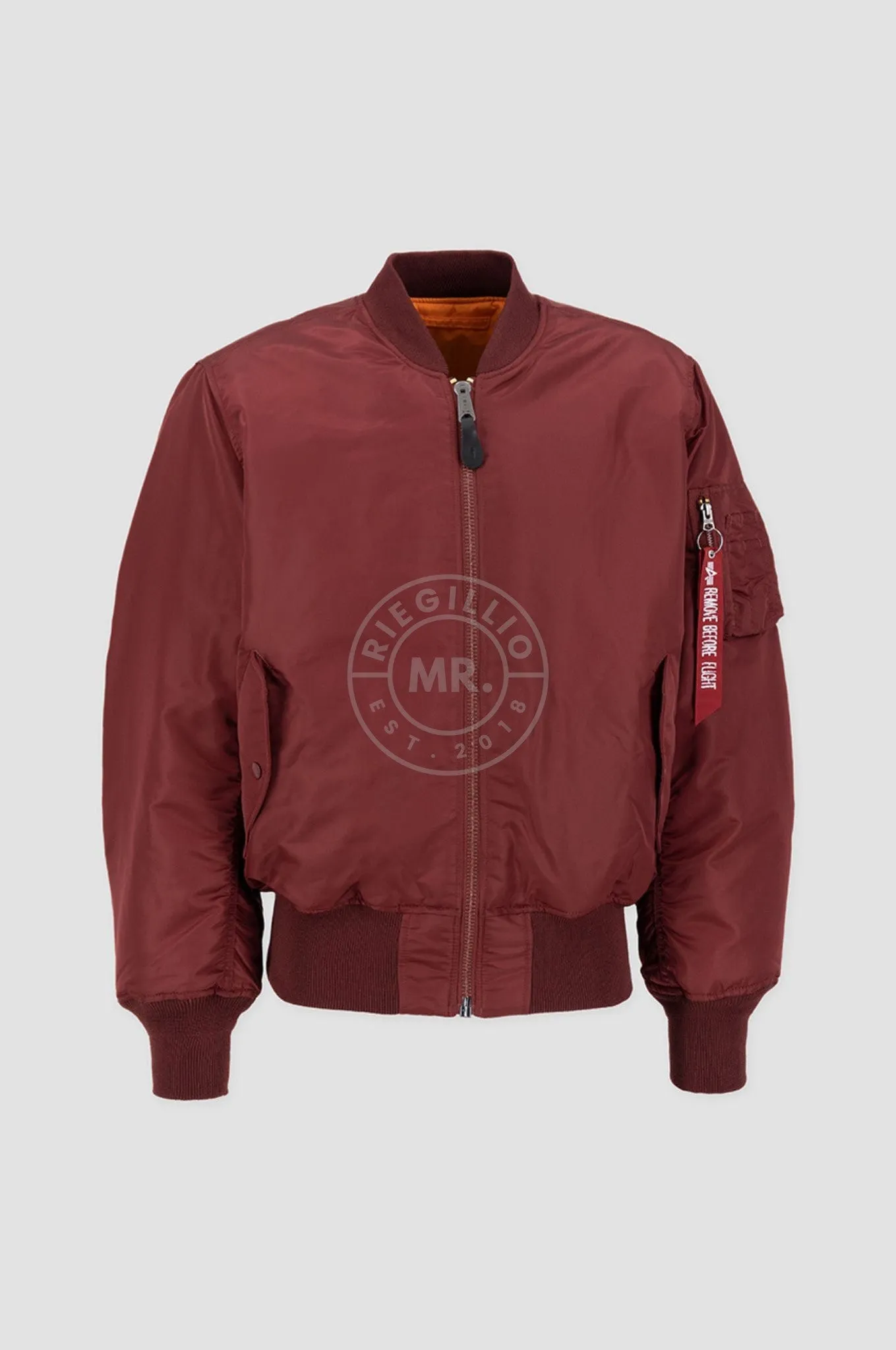 Alpha Industries MA-1 Bomber Jacket - Burgundy