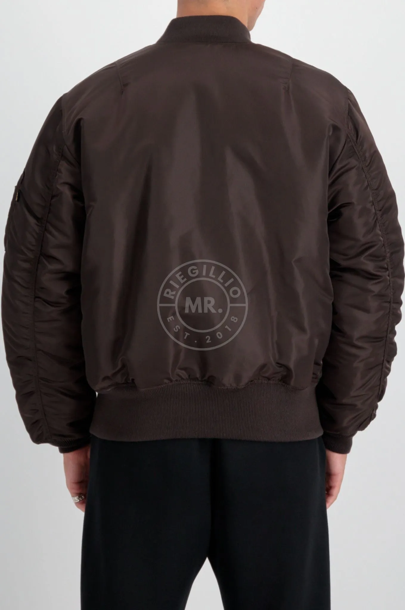 Alpha Industries MA-1 Bomber Jacket - Hunter Brown