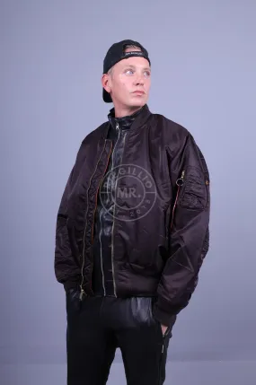 Alpha Industries MA-1 Bomber Jacket - Hunter Brown
