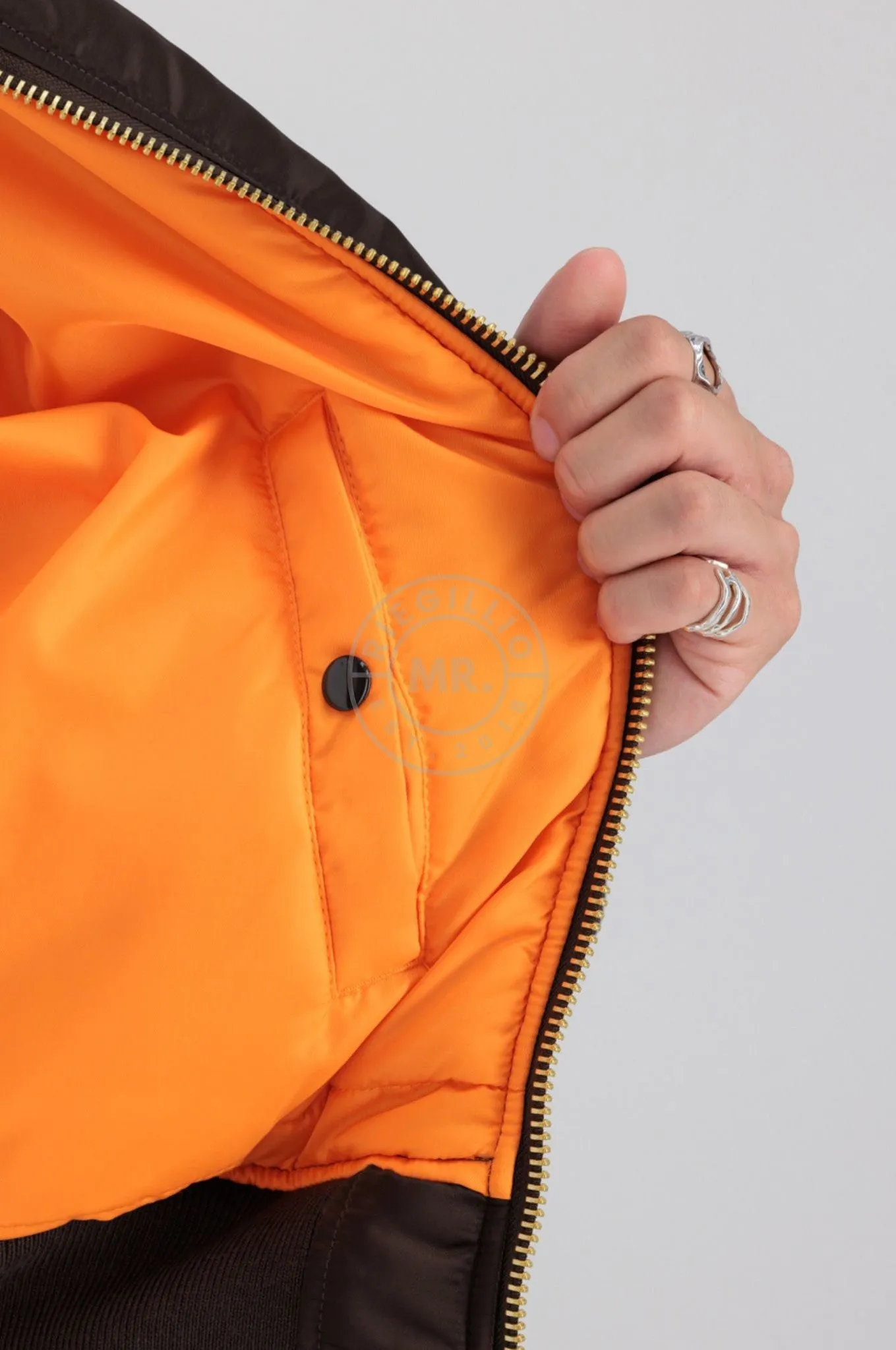 Alpha Industries MA-1 Bomber Jacket - Hunter Brown