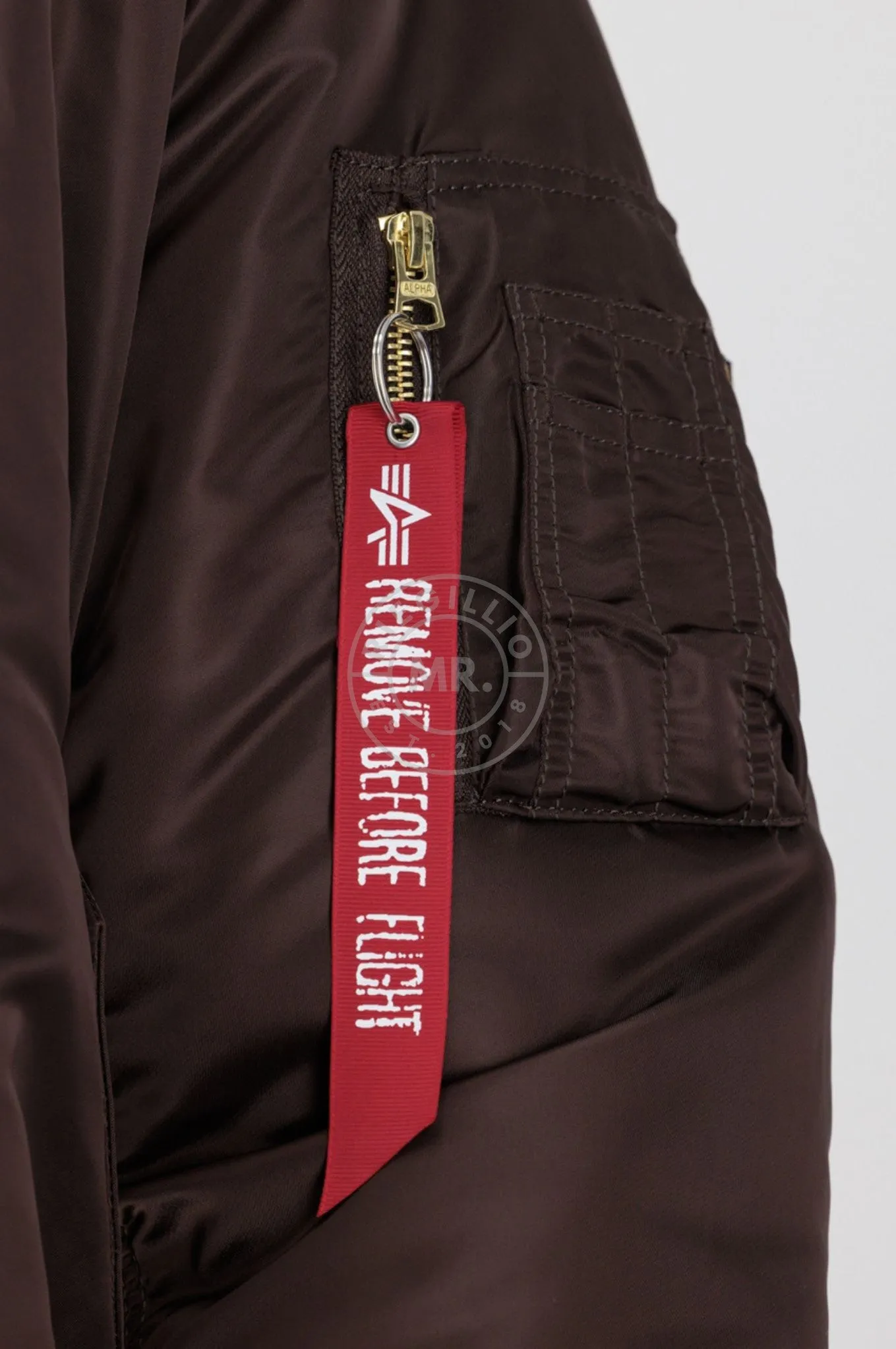 Alpha Industries MA-1 Bomber Jacket - Hunter Brown