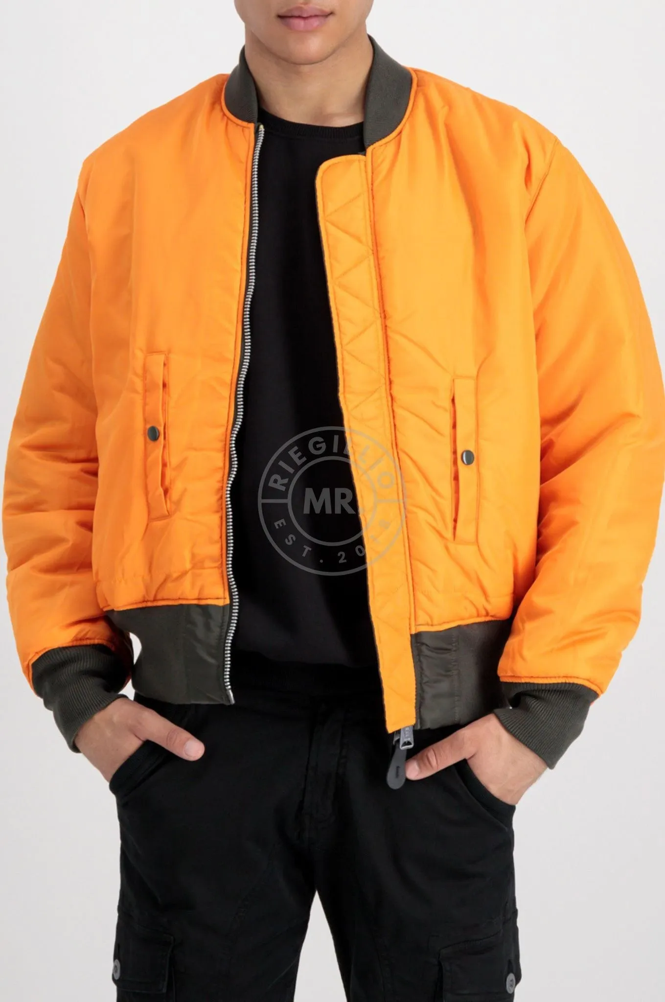 Alpha Industries MA-1 Bomber Jacket - Rep. Grey