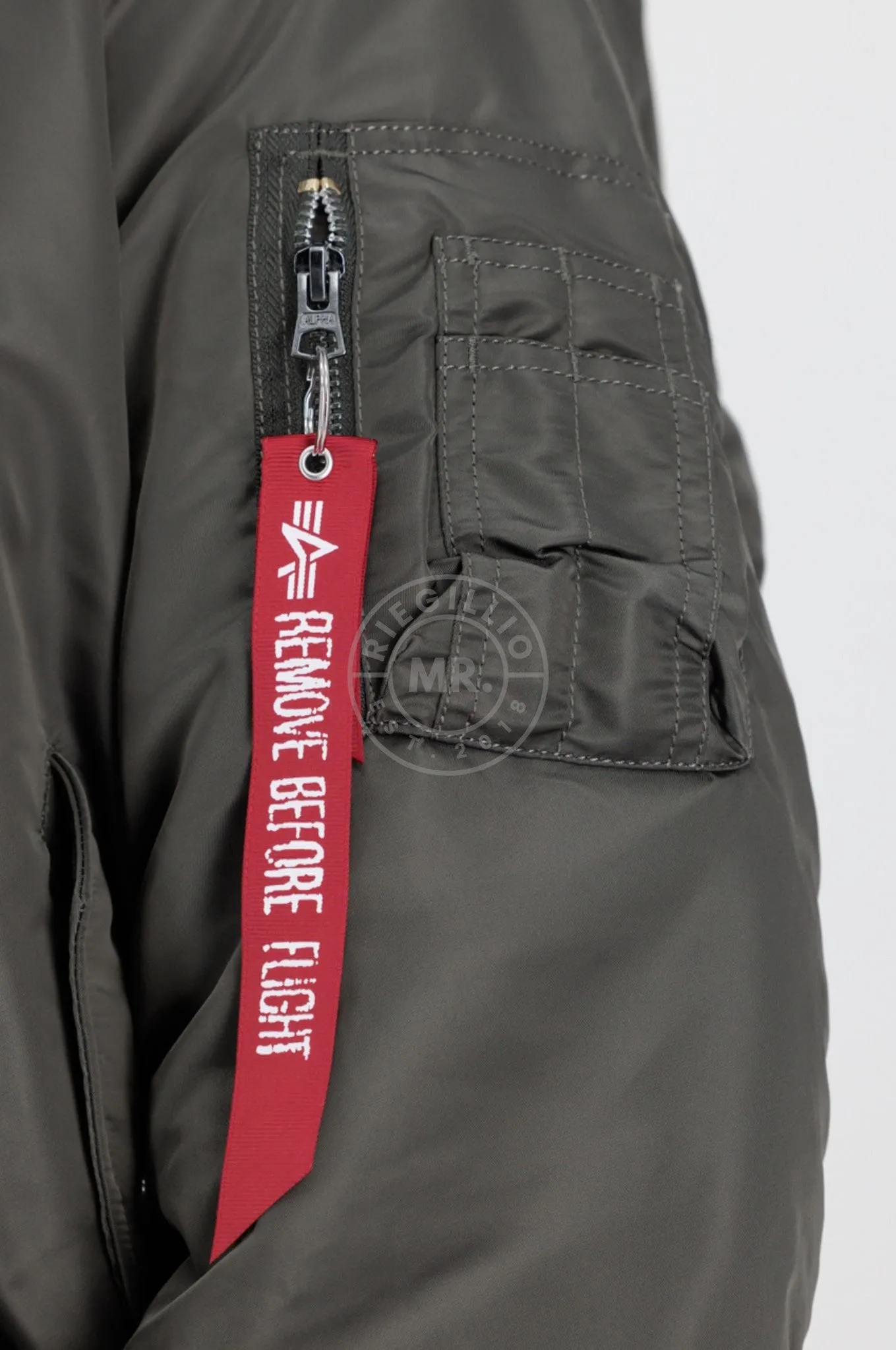 Alpha Industries MA-1 Bomber Jacket - Rep. Grey