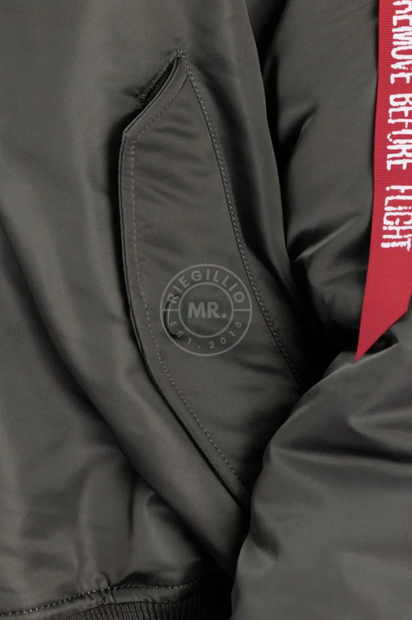 Alpha Industries MA-1 Bomber Jacket - Rep. Grey