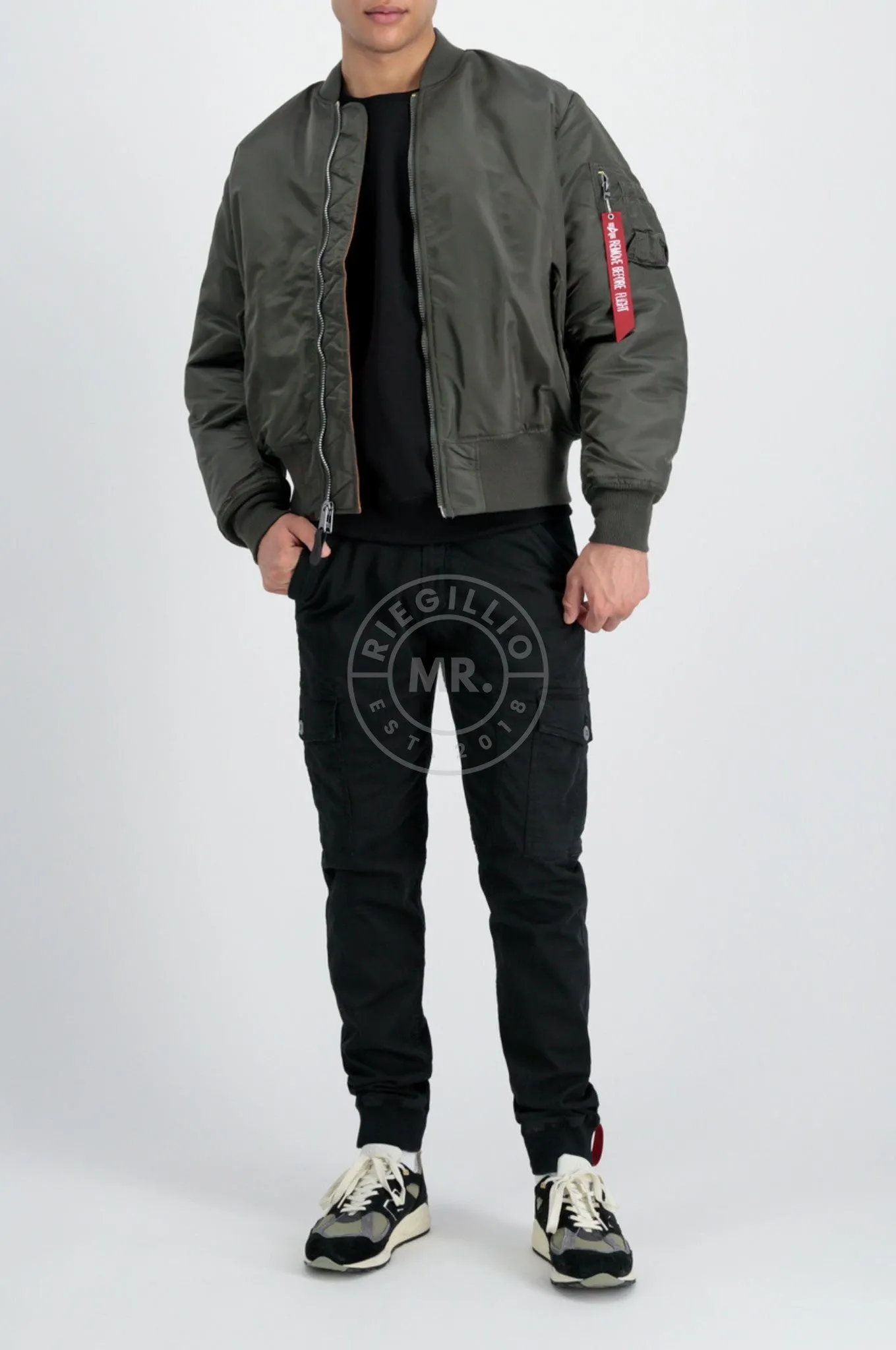 Alpha Industries MA-1 Bomber Jacket - Rep. Grey