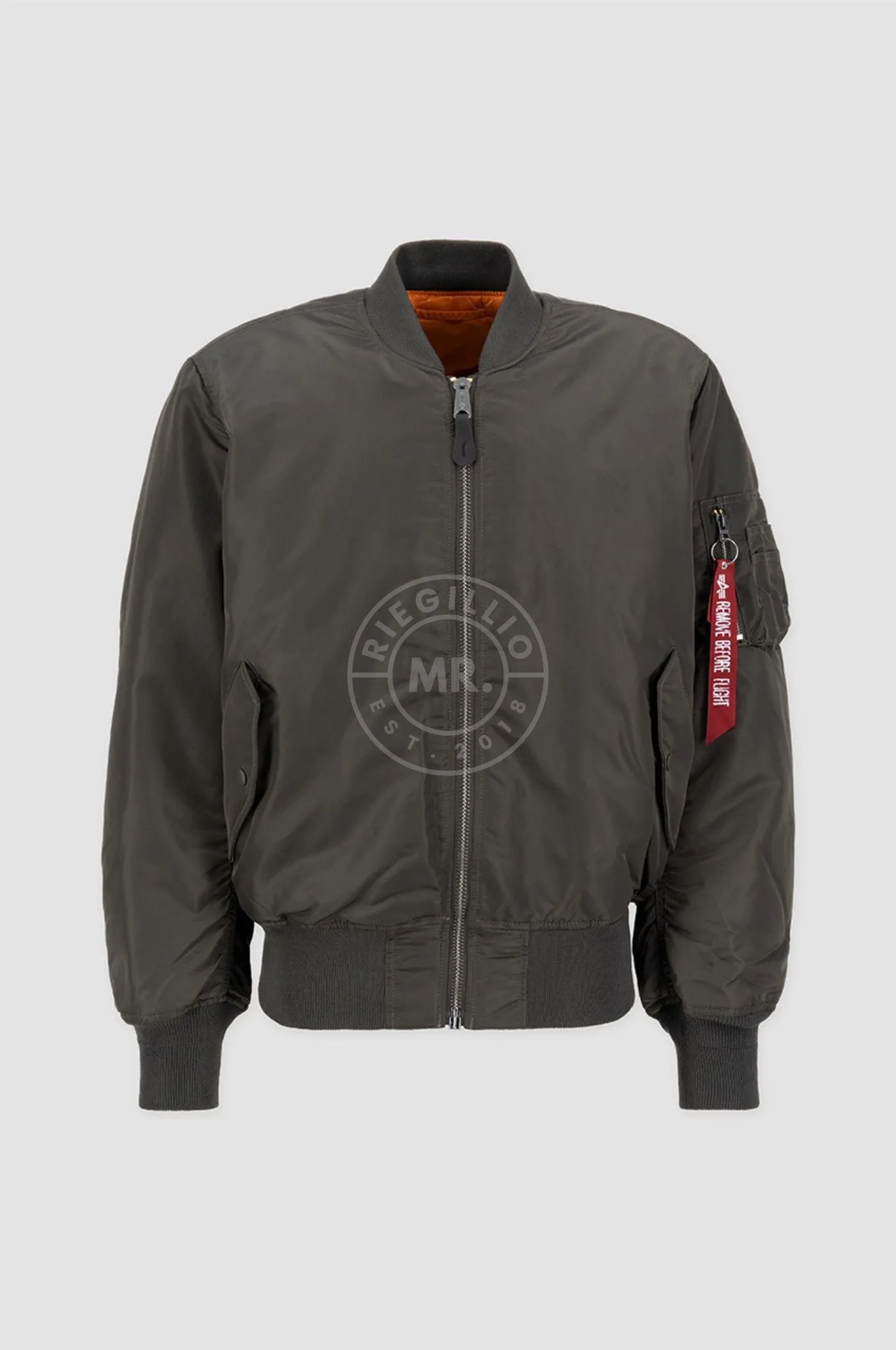 Alpha Industries MA-1 Bomber Jacket - Rep. Grey