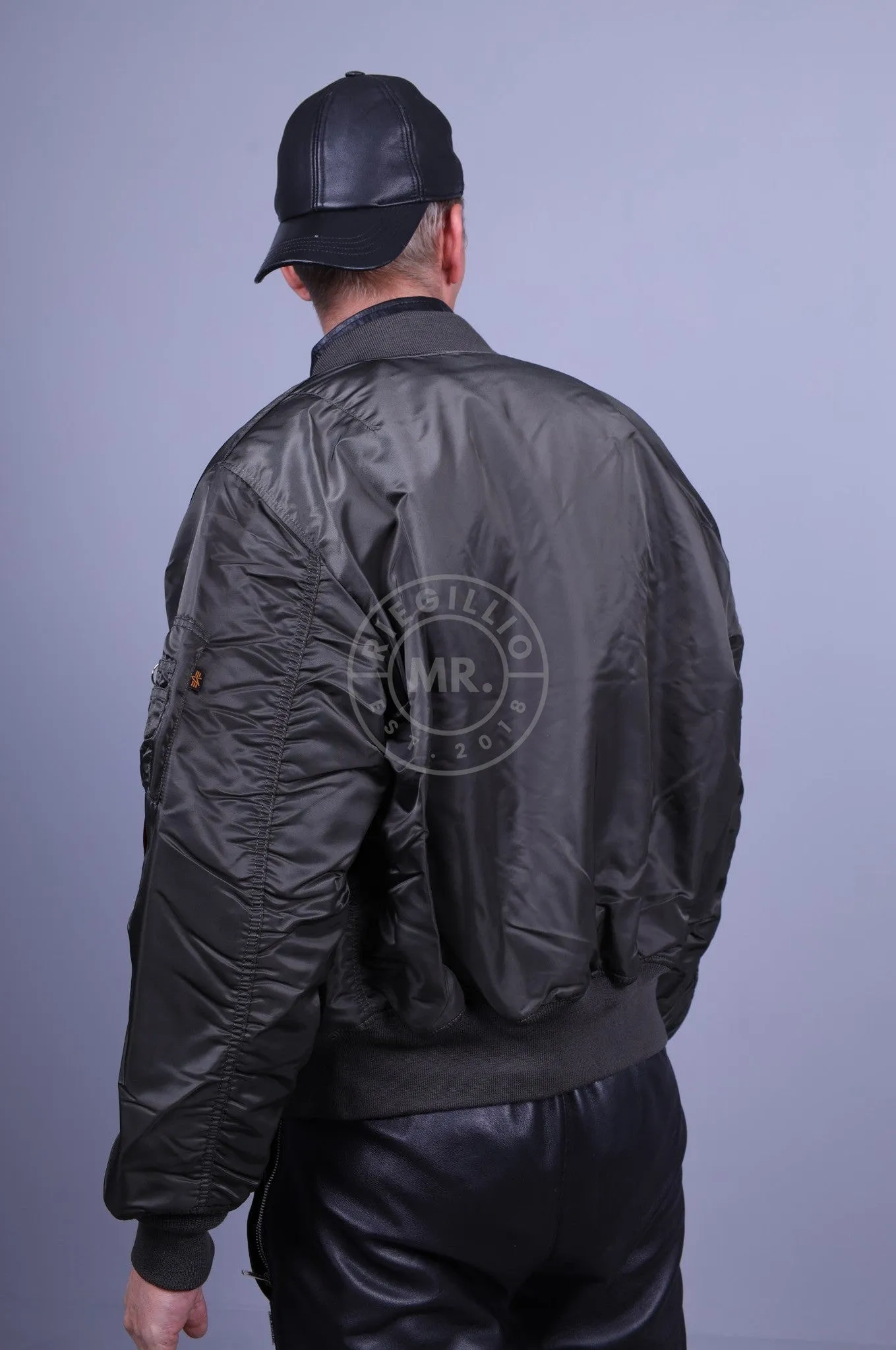 Alpha Industries MA-1 Bomber Jacket - Rep. Grey