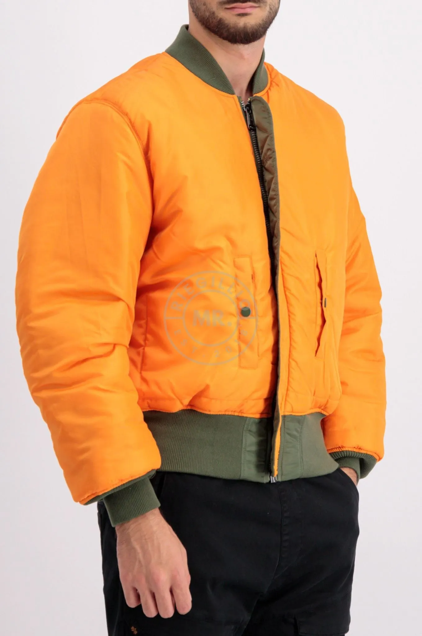 Alpha Industries MA-1 Bomber Jacket - Sage Green