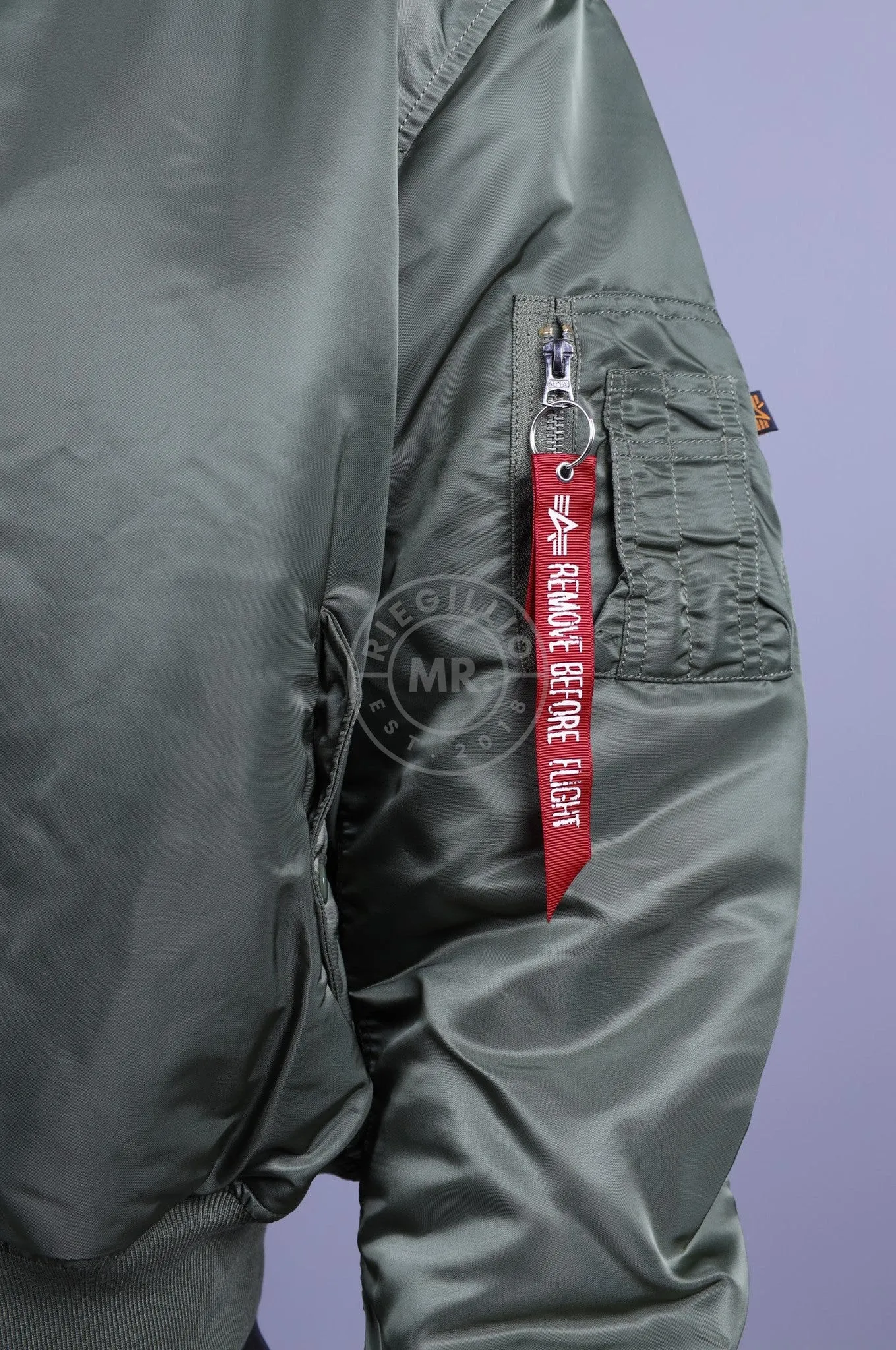 Alpha Industries MA-1 Bomber Jacket - Sage Green