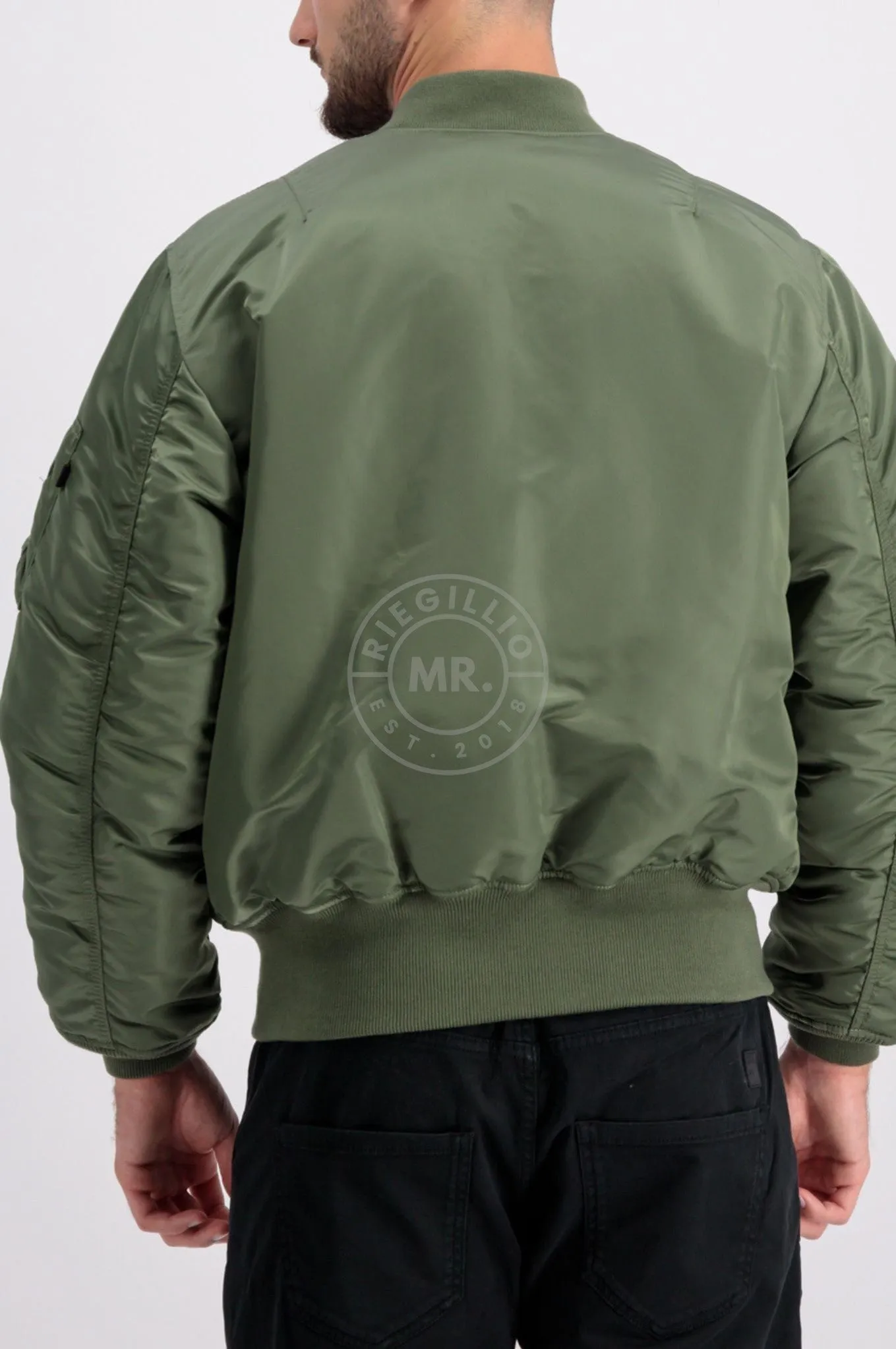Alpha Industries MA-1 Bomber Jacket - Sage Green