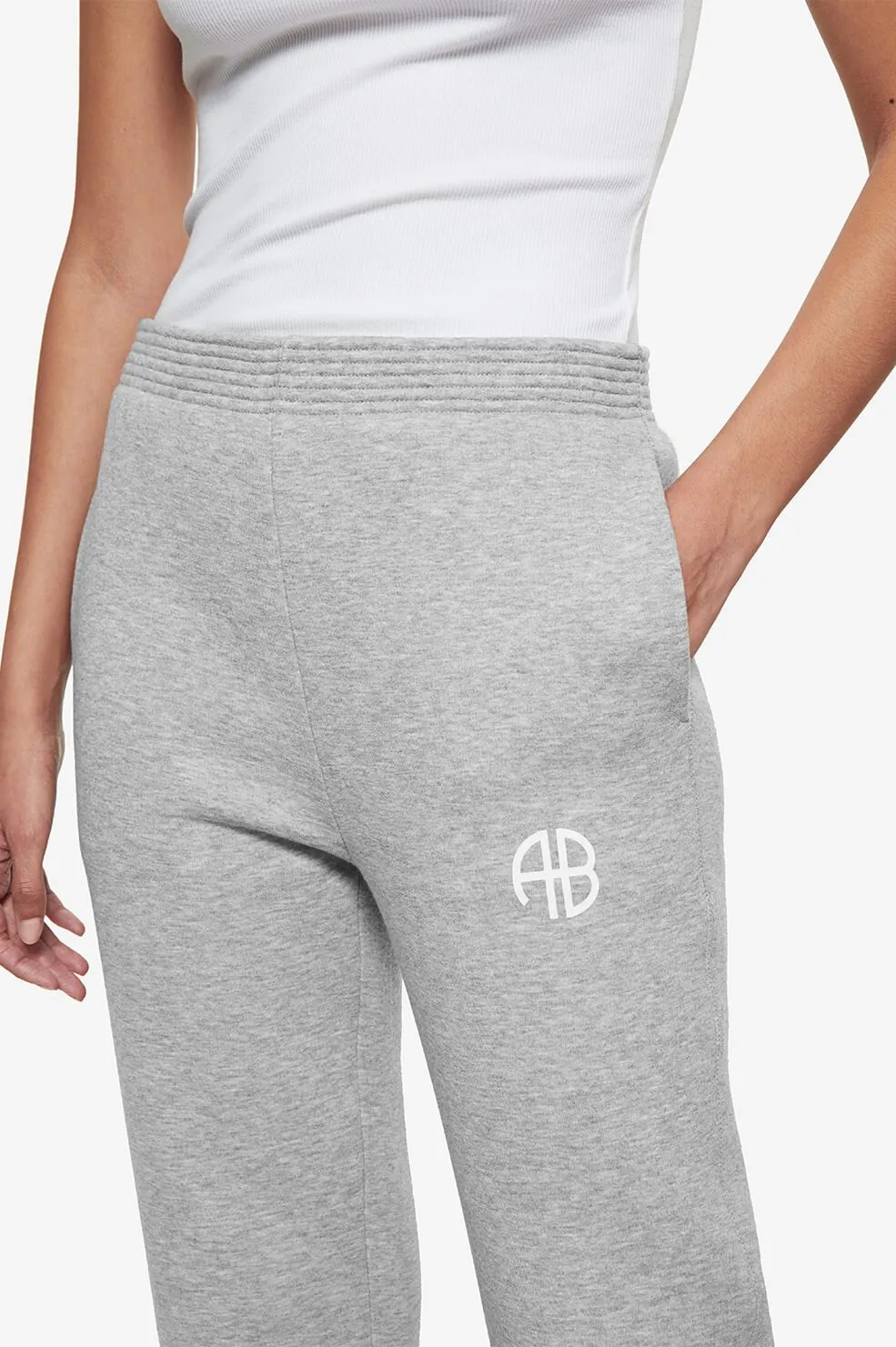Anine Bing - Evan Jogger in Heather Grey