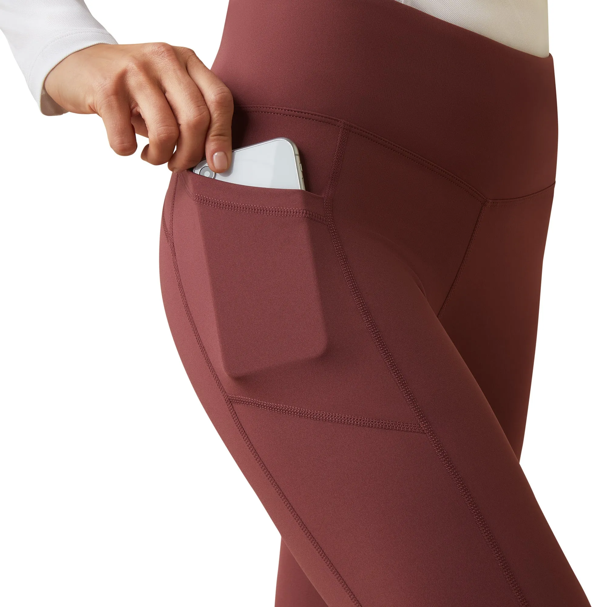 Ariat® Ladies Tek Tight Wild Ginger Pink Leggings 10044637