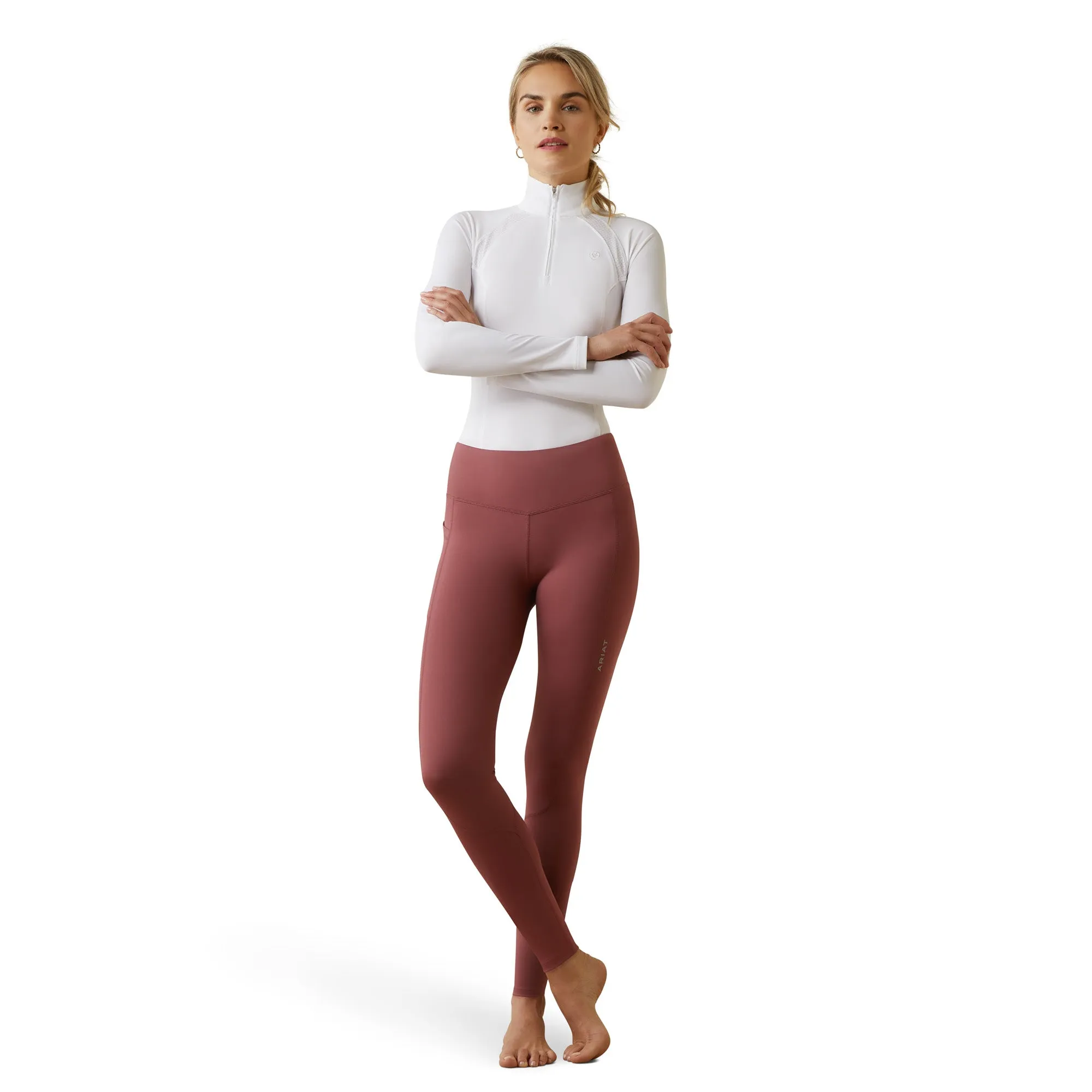 Ariat® Ladies Tek Tight Wild Ginger Pink Leggings 10044637
