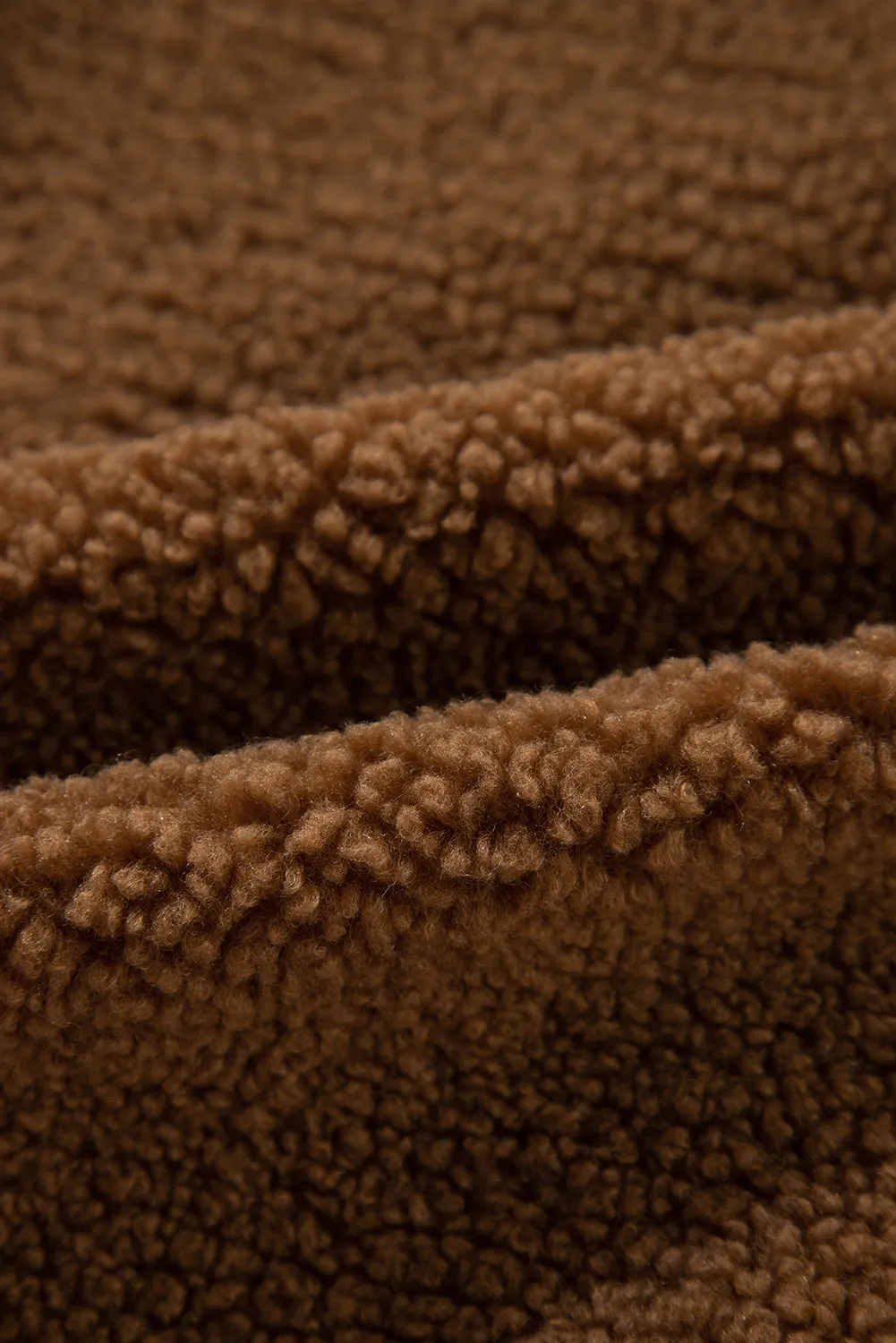 Azura | Chic Teddy Fleece Oversized Bomber Jacket