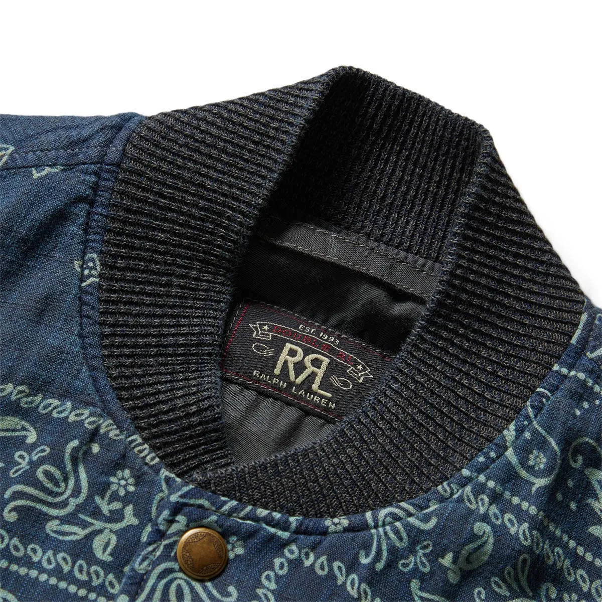 BANDANA PRINT PETWORTH BOMBER JACKET