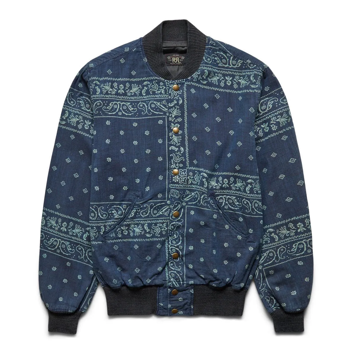 BANDANA PRINT PETWORTH BOMBER JACKET