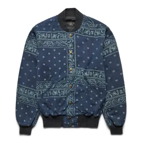 BANDANA PRINT PETWORTH BOMBER JACKET