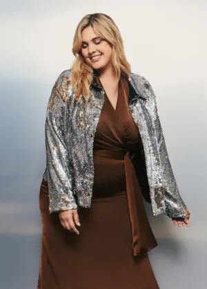 Barbie® Sequin Bomber Jacket