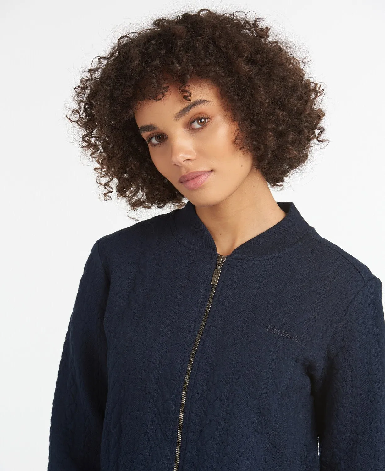 BARBOUR LADIES Kelsey Knit Jacket NAVY