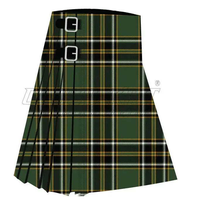 Birmingham Irish Pipes Drums Premium Tartan Kilt