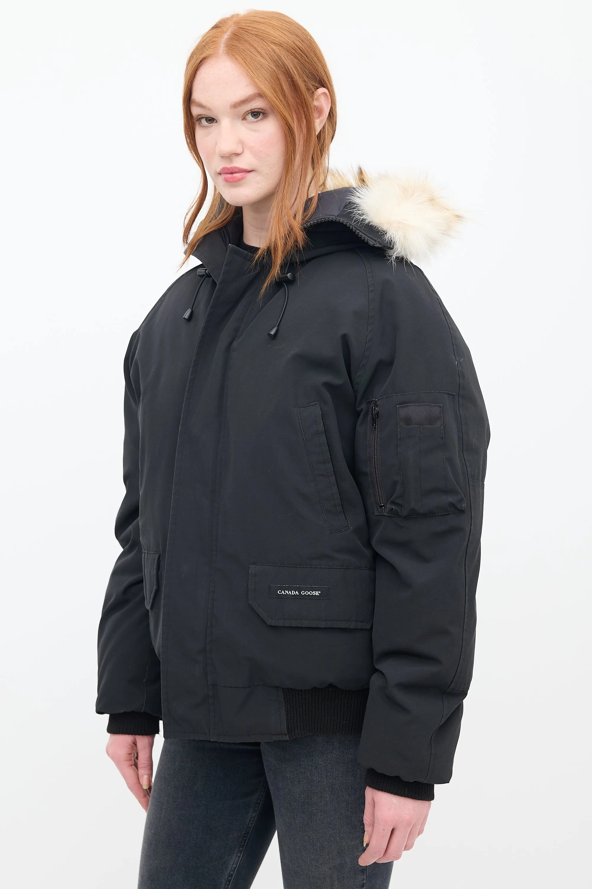Black Down Chilliwack Heritage Bomber Jacket