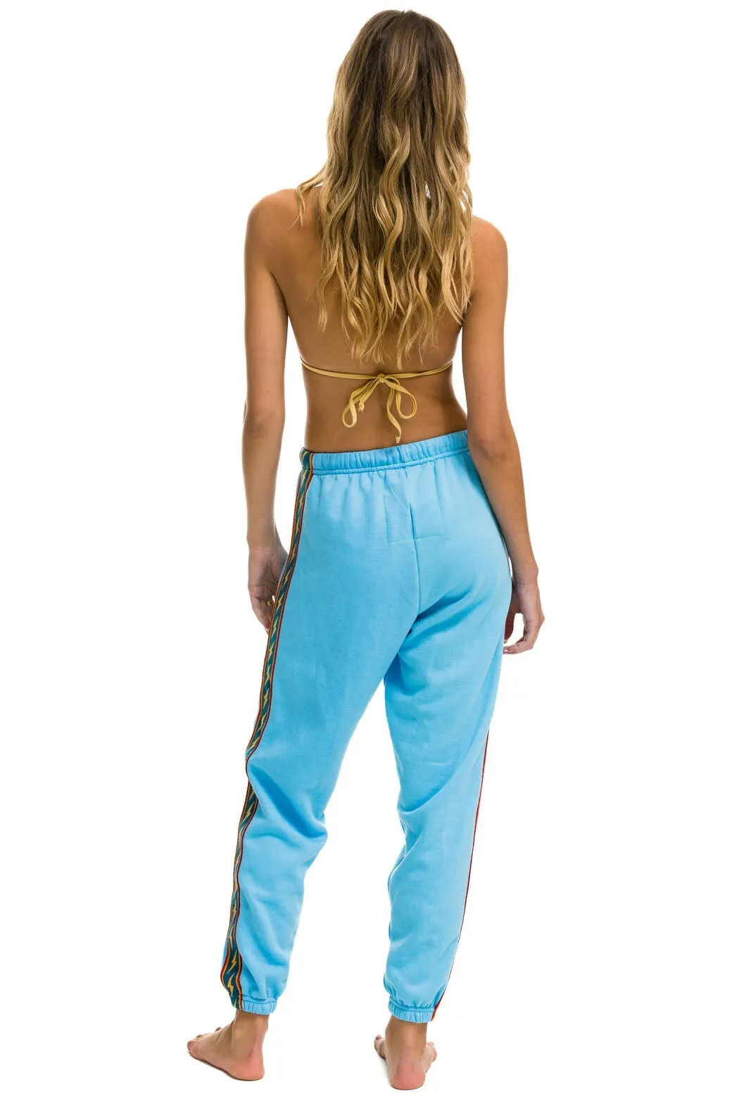 BOLT STRIPE SWEATPANTS - SKY