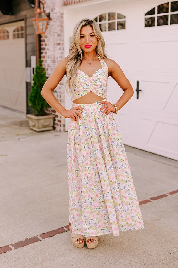 Botanical Bliss High Waist Skirt