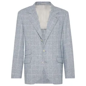 Brunello Cucinelli Jackets Clear Blue Brunello Cucinelli Jackets Clear Blue