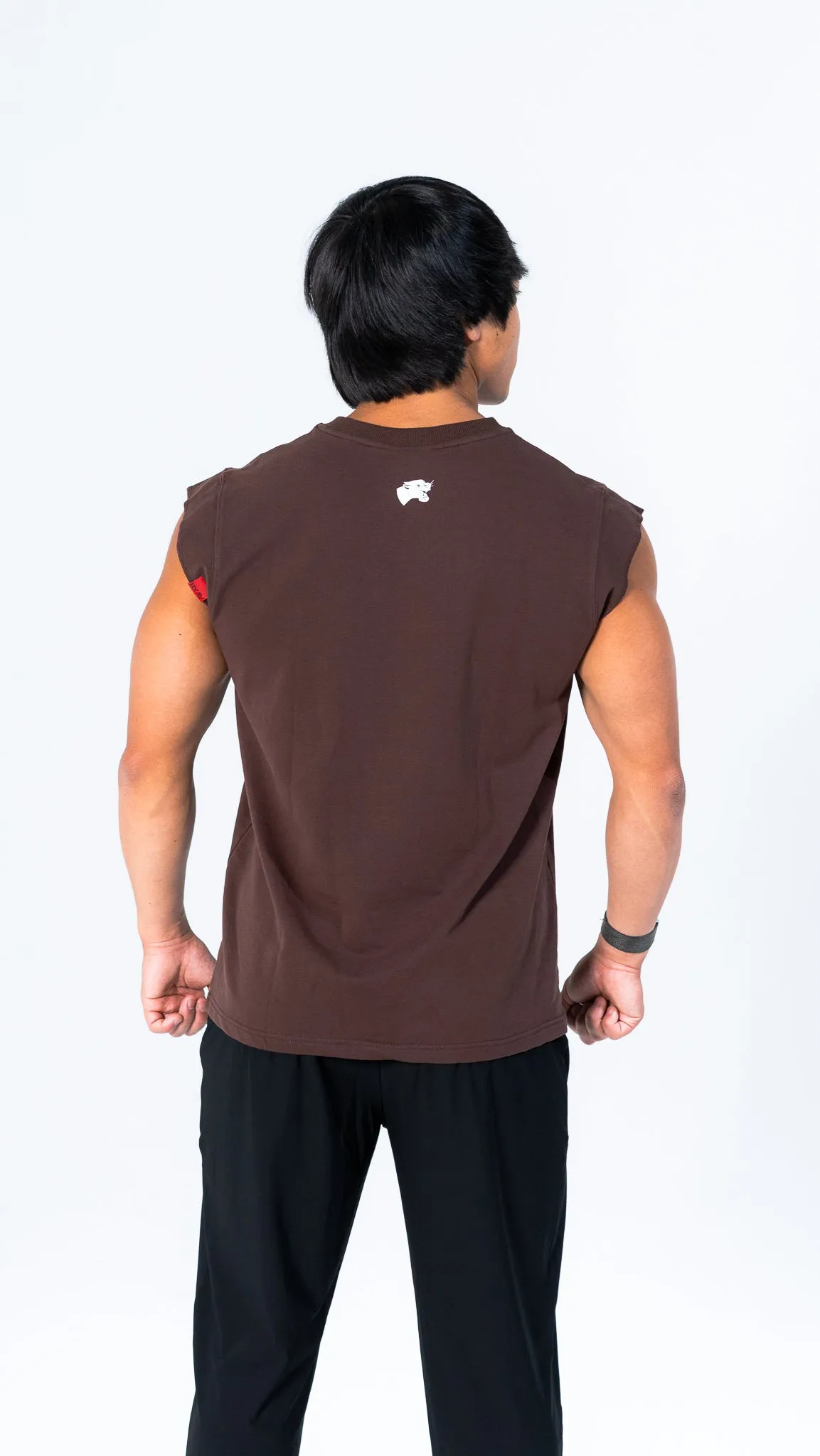 Capped Sleeve T-Shirt (Vintage Brown)
