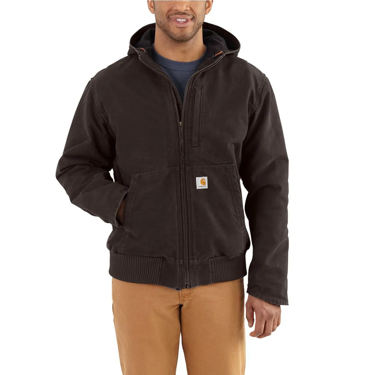 Carhartt Men's Dark Brown Full Swing Armstrong Active Jacket