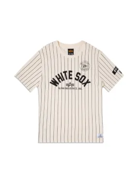 CHICAGO WHITE SOX X ALPHA X NEW ERA PINSTRIPE T-SHIRT