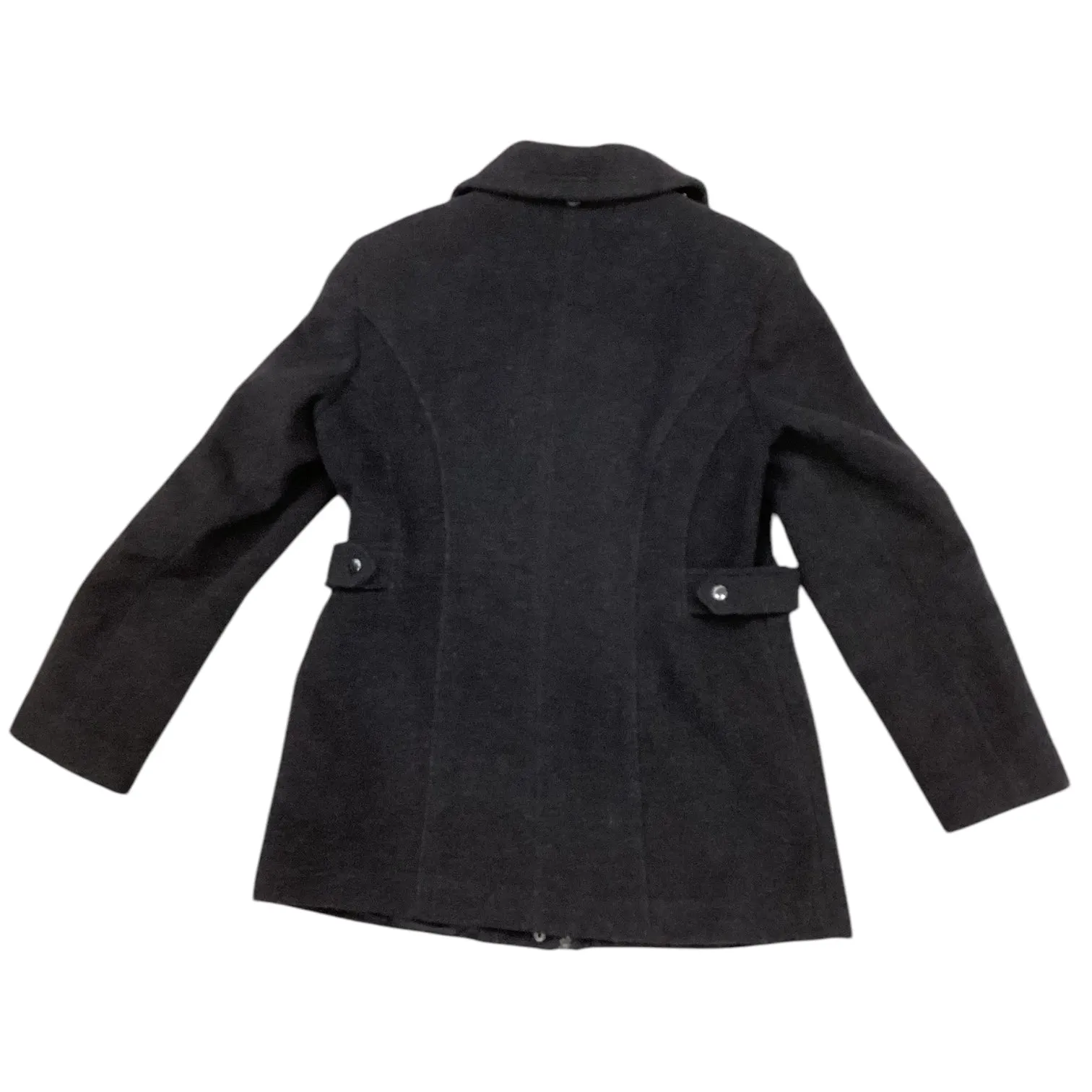 Coat Wool By St Johns Bay In Grey, Size: M