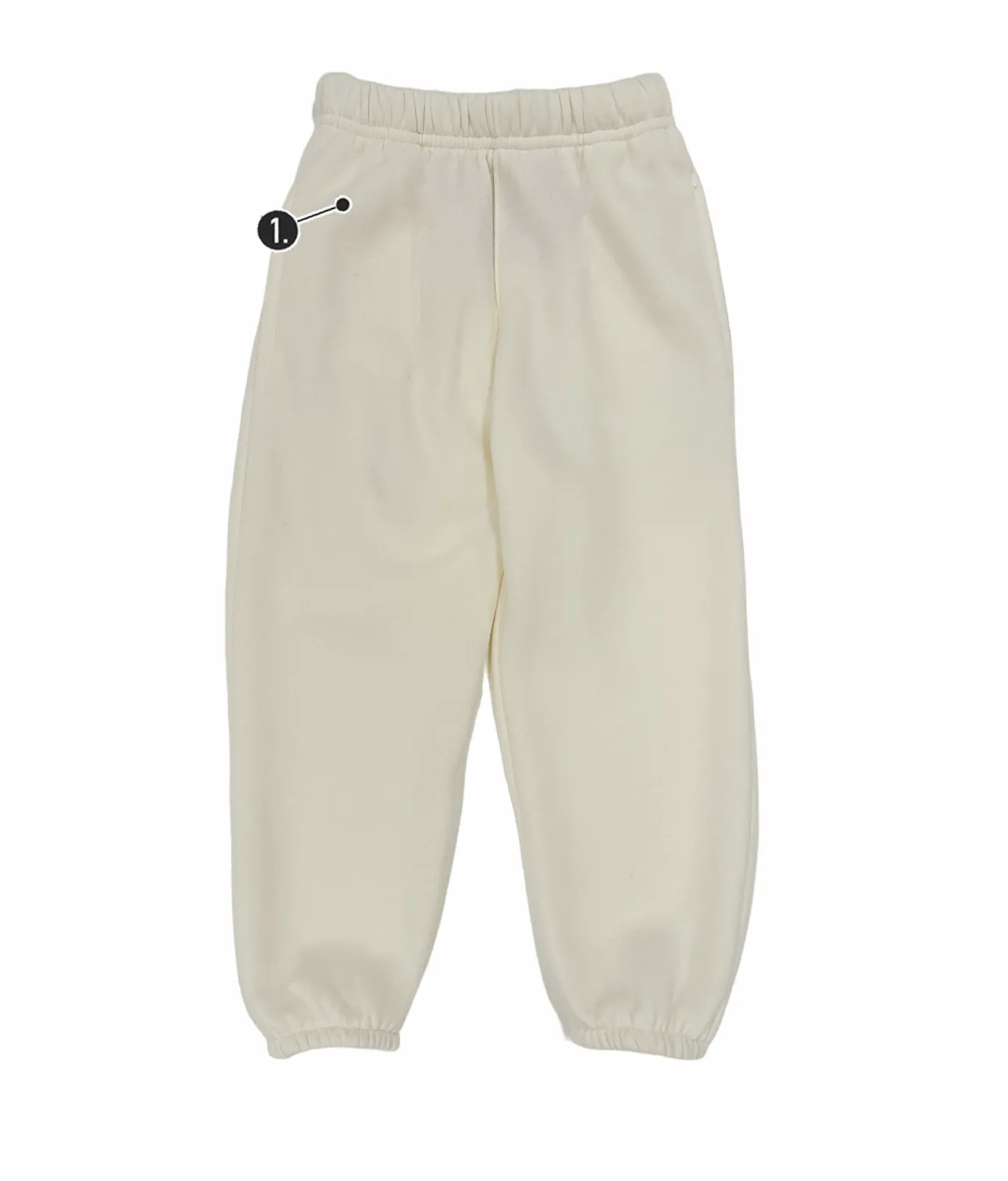 Customizable Spooky Single Mini Embroidery Kids' Sweatpants