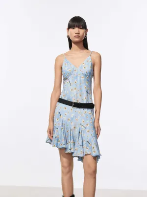 Daisy Print Mini Dress